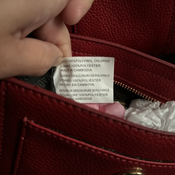 Steve Madden Crimson Red Crossbody Bag - Picture 9 of 9